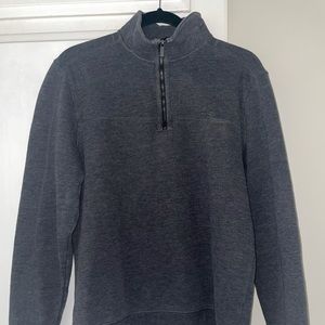 Gray Sweater with Collar